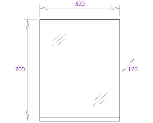 Приобрести Комплект мебели белый глянец 52 см Onika Крит 105203 + 1.3120.1.S00.11B.0 + 205211 в магазине сантехники Santeh-Crystal.ru