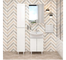 Комплект мебели белый глянец 51 см Onika Милтон 105036 + 4620008192758 + 205014