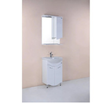 Комплект мебели белый глянец 51 см Onika Лайн 105007 + 4620008192758 + 204802