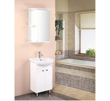 Комплект мебели белый глянец 50 см Onika Канны 105003 + 1WH110243 + 205012