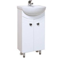 Тумба с раковиной белый глянец 40,7 см Onika Манго 104002 + MNG40SAWB01