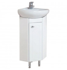 Тумба с раковиной белый глянец 33х33 см Onika Малютка 103301 + 1.3130.9.S00.10B.0