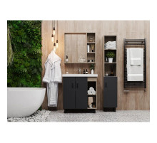 Комплект мебели дуб сонома/серый матовый 80 см Onika Тимбер 108053 + UM-COM80/1 + 208091