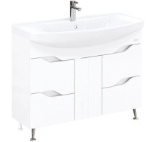 Тумба с раковиной белый глянец 106,5 см Onika Веронэлла 110508 + 4620008197340