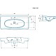 Приобрести Тумба с раковиной белый глянец 106,5 см Onika Адель 110507 + 4640021063583 в магазине сантехники Santeh-Crystal.ru