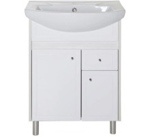 Тумба с раковиной белое дерево 61 см ASB-Mebel Орхидея