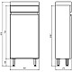 Заказать Тумба белый/дуб золотой 39,2 см ASB-Mebel Марко в магазине сантехники Santeh-Crystal.ru