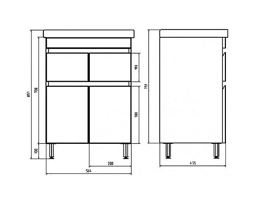 Santeh-Crystal.ru: Комплект мебели белый/дуб золотой 60,5 см ASB-Mebel Марко Купить Комплект мебели белый/дуб золотой 60,5 см ASB-Mebel Марко в магазине сантехники Santeh-Crystal.ru