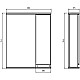 Купить Комплект мебели белый/дуб золотой 60,5 см ASB-Mebel Марко в магазине сантехники Santeh-Crystal.ru