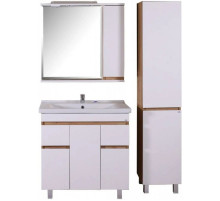 Комплект мебели белый/дуб золотой 80,5 см ASB-Mebel Марко