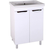 Тумба с раковиной белый 60,5 см ASB-Mebel Мессина квадро