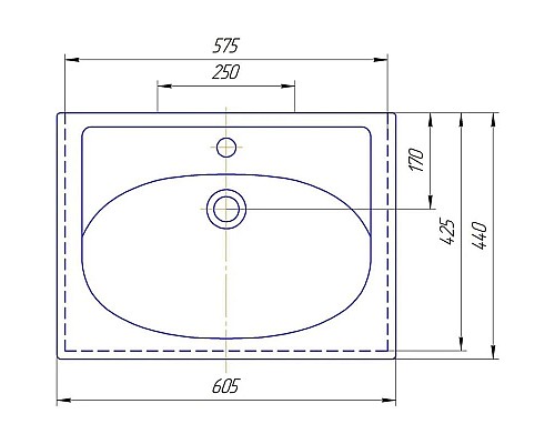 Купить Тумба с раковиной белый 60,5 см ASB-Mebel Мессина квадро в магазине сантехники Santeh-Crystal.ru