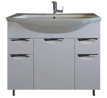 Тумба с раковиной белый 99,5 см ASB-Mebel Мессина
