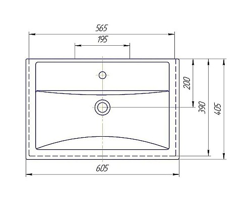 Приобрести Тумба с раковиной светлый орех 60,5 см ASB-Mebel Коста в магазине сантехники Santeh-Crystal.ru