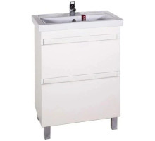 Тумба с раковиной ясень белый 60,5 см ASB-Mebel Коста