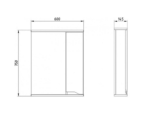 Заказать Комплект мебели белый 60,5 см ASB-Mebel Бари в магазине сантехники Santeh-Crystal.ru