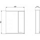 Заказать Комплект мебели белый 60,5 см ASB-Mebel Бари в магазине сантехники Santeh-Crystal.ru