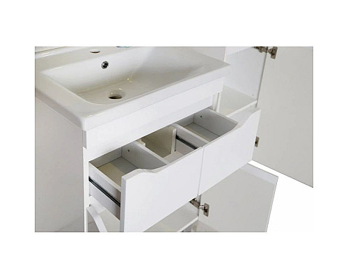 Приобрести Комплект мебели белый 80,5 см ASB-Mebel Бари в магазине сантехники Santeh-Crystal.ru