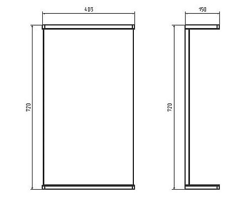 Заказать Комплект мебели белый 40 см ASB-Mebel Бари в магазине сантехники Santeh-Crystal.ru