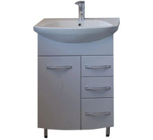 Тумба с раковиной белый 61 см ASB-Mebel Грета