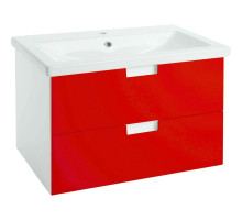 Тумба красный глянец/белый глянец 96,2 см Bellezza Пегас 4630417270039