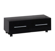 Тумба подкатная черный 89, см Aquanet Нота 00170733