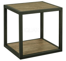 Тумба дуб кантри/черный 34 см Акватон Лофт Фабрик 1A242703LTDY0