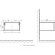 Приобрести Тумба белый матовый 50 см Velvex Unique Unit tpUNI.50.H27.Y-211 в магазине сантехники Santeh-Crystal.ru