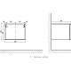 Приобрести Тумба бежевый 50 см Velvex Unique Unit tpUNI.50.H40.Y.VY-215 в магазине сантехники Santeh-Crystal.ru