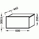 Купить Тумба капучино/белый глянец 60 см Jacob Delafon Formilia Spherik EB1012-G1C-F47 в магазине сантехники Santeh-Crystal.ru