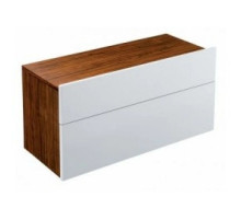 Тумба орех/белый бриллиант 80 см Jacob Delafon Formilia EB1022-HU-N17