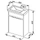 Заказать Тумба белый 44 см Aquanet Дувр 00182607 в магазине сантехники Santeh-Crystal.ru