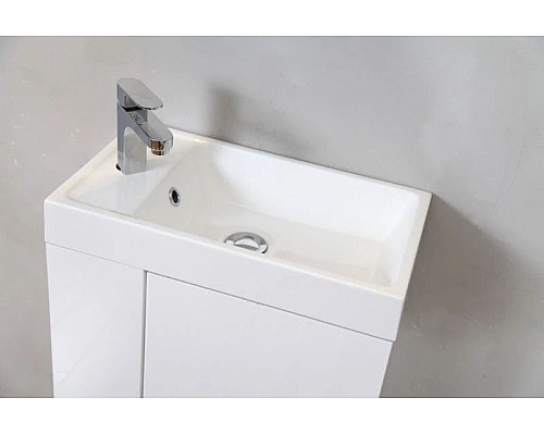 Заказать Тумба белый глянец 50 см BelBagno Capella BB500BHLC/BL/LEFT в магазине сантехники Santeh-Crystal.ru