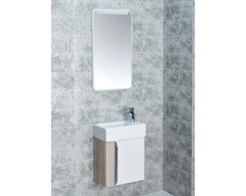 Приобрести Тумба белый глянец/ясень шимо 44,7 см Акватон Вита 1A221401VTD70 в магазине сантехники Santeh-Crystal.ru