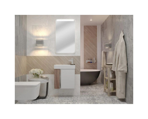 Приобрести Тумба белый глянец/ясень шимо 44,7 см Акватон Вита 1A221401VTD70 в магазине сантехники Santeh-Crystal.ru