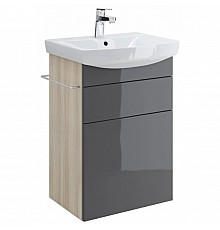 Тумба серый/ясень 46 см Cersanit Smart SU-SMA-CA50/Gr