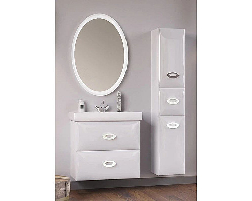 Заказать Тумба белый глянец 54,7 см Marka One Arrondi У69560 в магазине сантехники Santeh-Crystal.ru