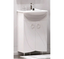 Тумба белый глянец 50 см Corozo Ультра Флора SD-00000362