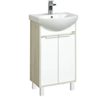 Тумба белый глянец/ясень фабрик 46,6 см Акватон Рико 1A212401RIB90