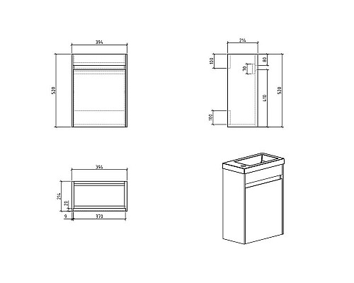 Santeh-Crystal.ru: Тумба Stone 39,4 см BelBagno Pietra Mini-400-1A-SO-PT-R Приобрести Тумба Stone 39,4 см BelBagno Pietra Mini-400-1A-SO-PT-R в магазине сантехники Santeh-Crystal.ru