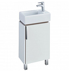 Тумба с раковиной белый глянец/джарра 46 см Акватон Бэлла 1A2215K1BBAZ0