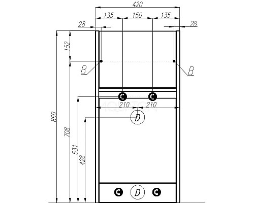 Santeh-Crystal.ru: Тумба белый глянец 42 см Акватон Лондри 1A236001LH010 Приобрести Тумба белый глянец 42 см Акватон Лондри 1A236001LH010 в магазине сантехники Santeh-Crystal.ru