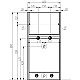 Приобрести Тумба белый глянец 42 см Акватон Лондри 1A236001LH010 в магазине сантехники Santeh-Crystal.ru
