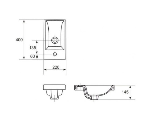 Приобрести Тумба с раковиной белый глянец/белый матовый 40,5 см Corozo Комо SET/SD-00000317/UM-COM40/1 в магазине сантехники Santeh-Crystal.ru