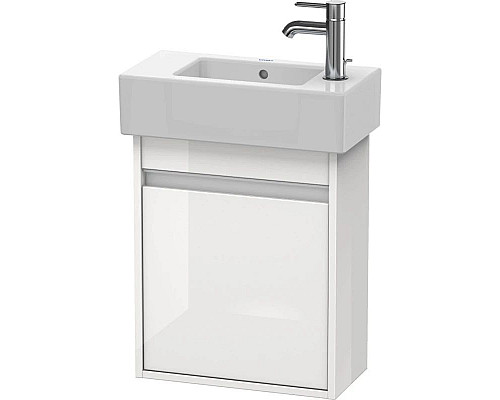 Купить Тумба белый глянец 45 см Duravit Ketho KT6629L2222 в магазине сантехники Santeh-Crystal.ru