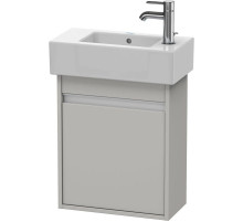 Тумба бетонно-серый матовый 45 см Duravit Ketho KT6629R0707