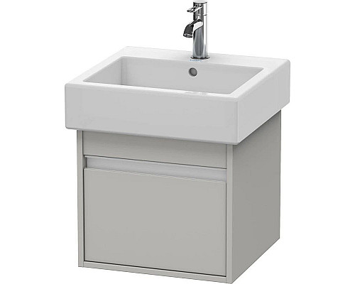 Приобрести Тумба бетонно-серый матовый 45 см Duravit Ketho KT668500707 в магазине сантехники Santeh-Crystal.ru