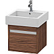 Купить Тумба темный орех 45 см Duravit Ketho KT668502121 в магазине сантехники Santeh-Crystal.ru