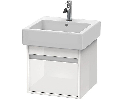 Заказать Тумба белый глянец 45 см Duravit Ketho KT668502222 в магазине сантехники Santeh-Crystal.ru