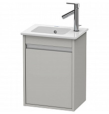 Тумба бетонно-серый матовый 40 см Duravit Ketho KT6417L0707